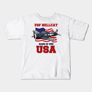 F6F Hellcat Made in the USA Kids T-Shirt